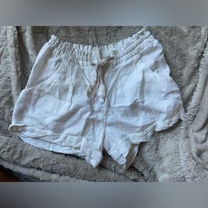 Linen blend wilfred shorts aritzia